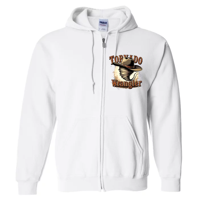 Tornado Wrangler Cowboy Wrangler Full Zip Hoodie