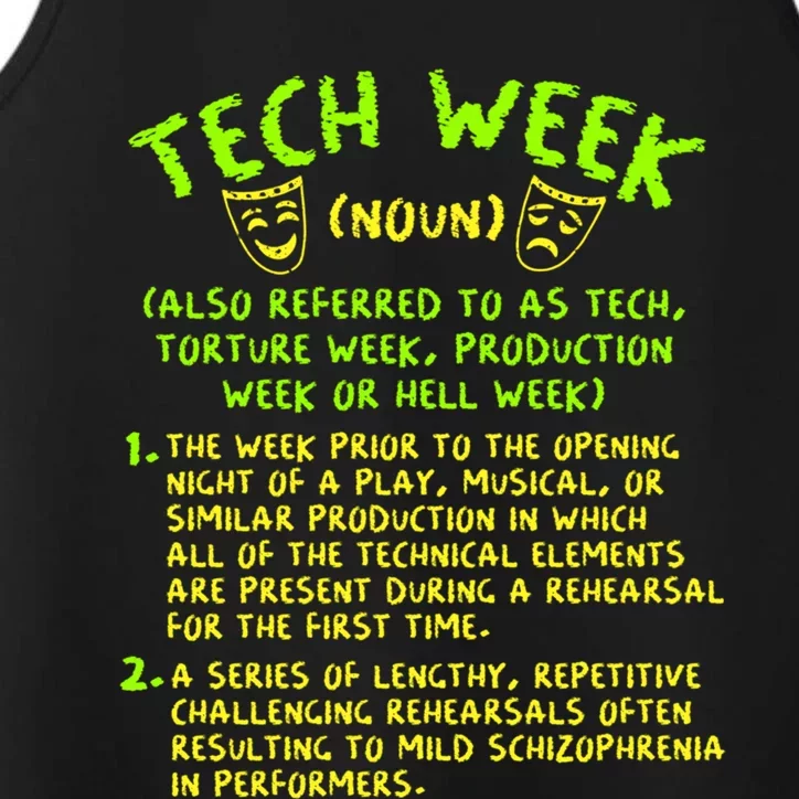 Tech Week Definition Theatre Rehearsal Gift Performance Tank