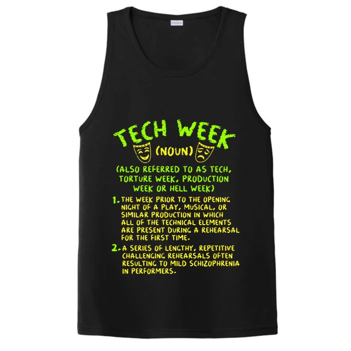 Tech Week Definition Theatre Rehearsal Gift Performance Tank