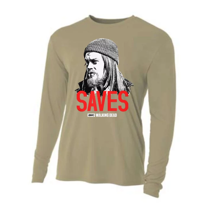 The Walking Dead Jesus Saves Cooling Performance Long Sleeve Crew