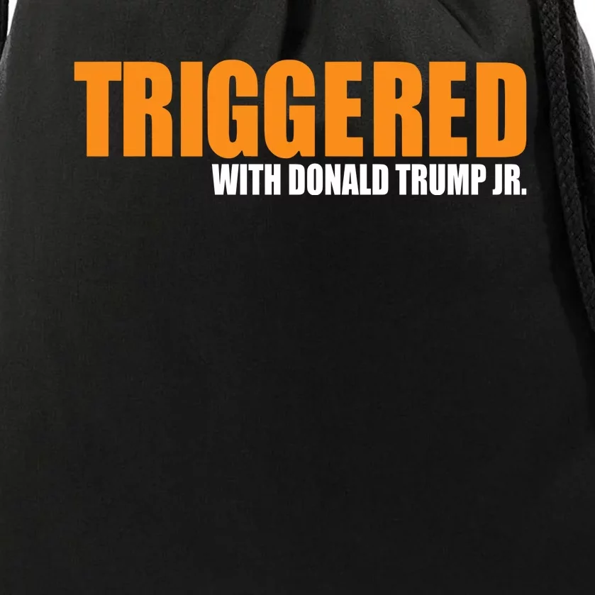 Triggered With Donald Trump Drawstring Bag