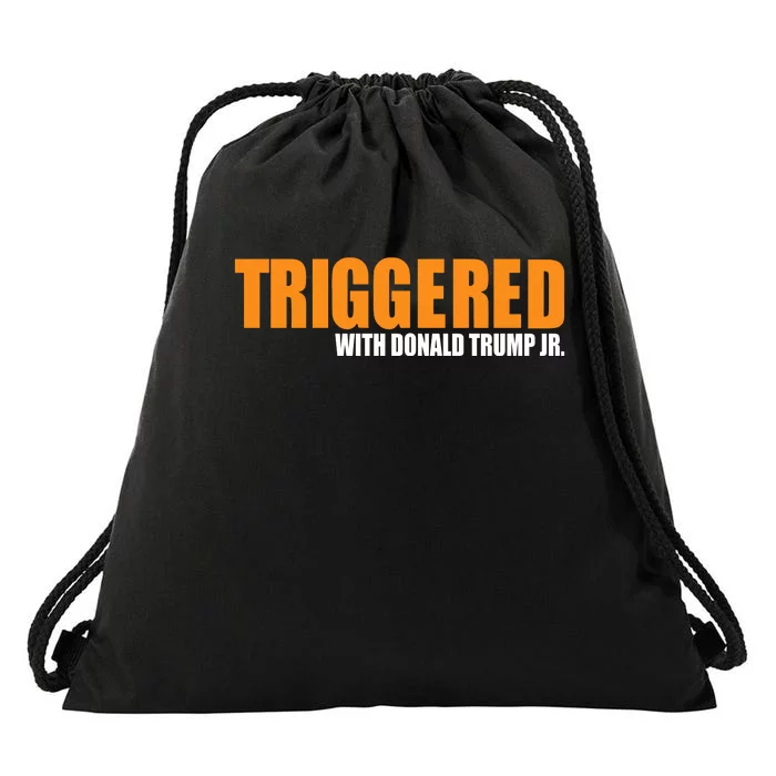 Triggered With Donald Trump Drawstring Bag