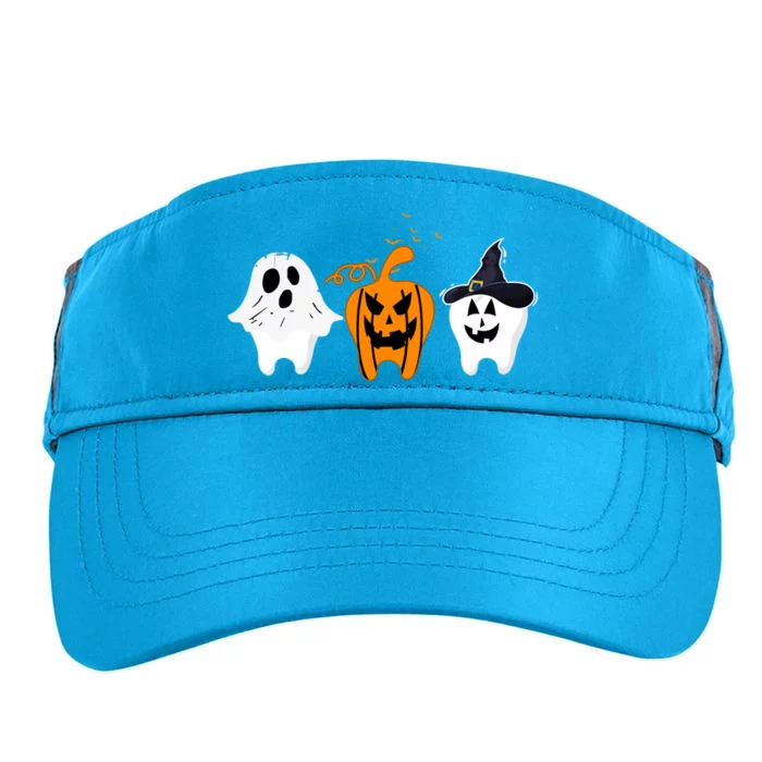 Teeth Witch Dentist Ghost Pumpkin Scary Halloween Costumes Gift Adult Drive Performance Visor