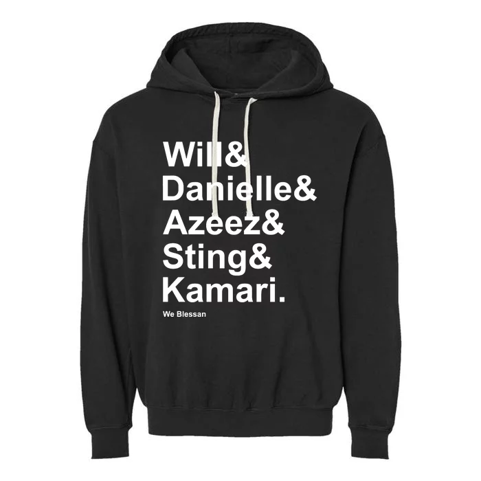 Texanscommenter Will Danielle Azeez Sting Kamari We Blessan Garment-Dyed Fleece Hoodie