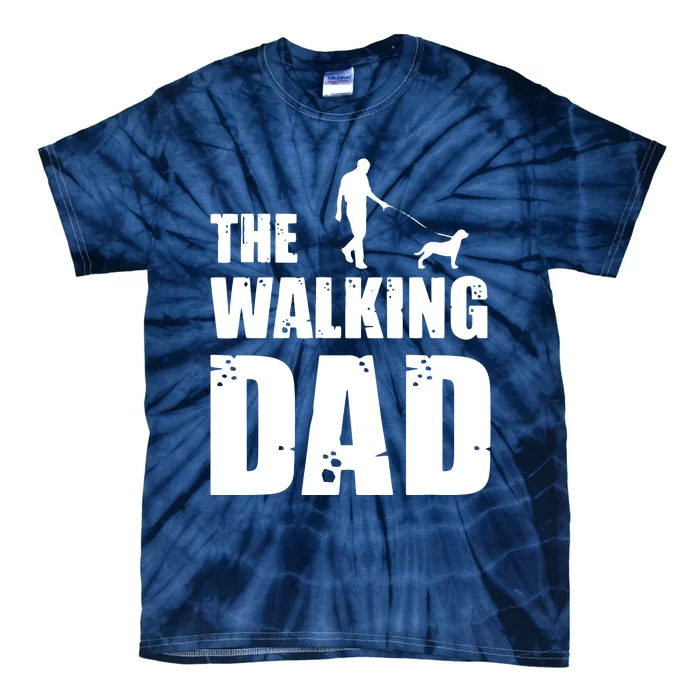 The Walking Dad Rottweiler Dog Lover Owner Dog Breed Gift Tie-Dye T-Shirt