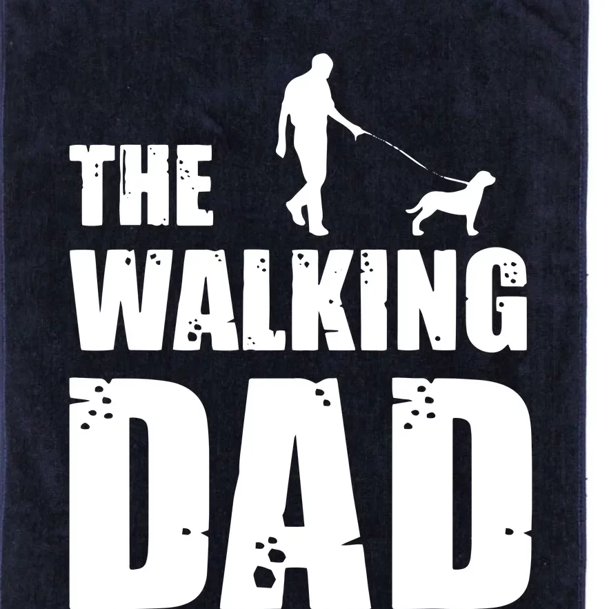 The Walking Dad Rottweiler Dog Lover Owner Dog Breed Gift Platinum Collection Golf Towel