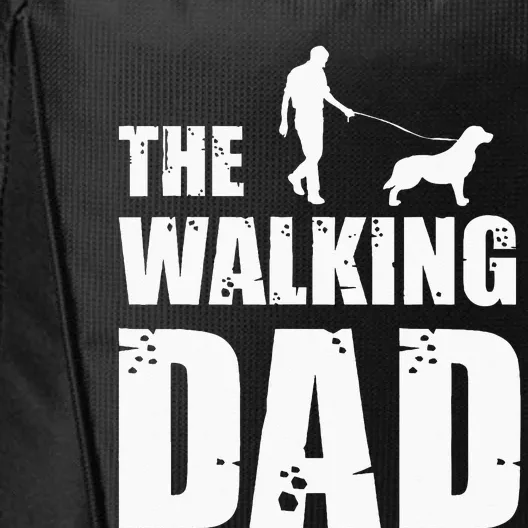 The Walking Dad Golden Retriever Dog Owner Dog Breed Gift City Backpack