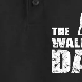 The Walking Dad With Stroller Dry Zone Grid Performance Polo