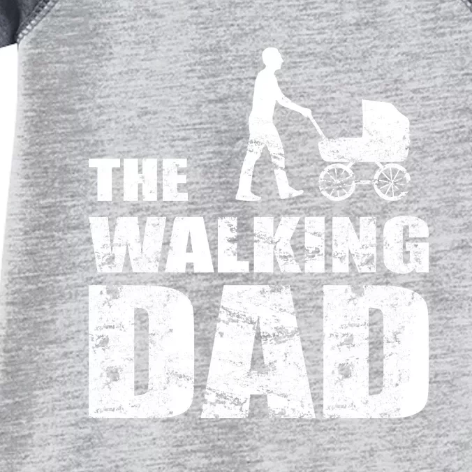 The Walking Dad With Stroller Infant Baby Jersey Bodysuit