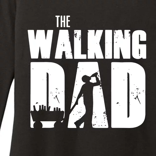 The Walking Dad Beer Fathers Day Womens CVC Long Sleeve Shirt