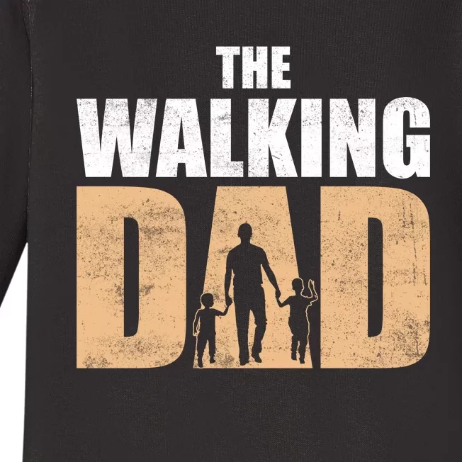 The Walking Dad T Baby Long Sleeve Bodysuit