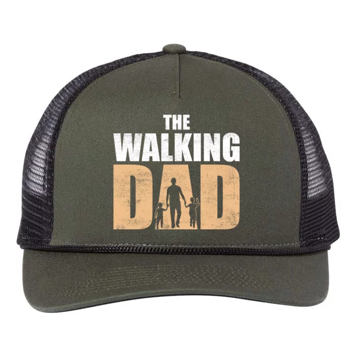 The Walking Dad T Retro Rope Trucker Hat Cap