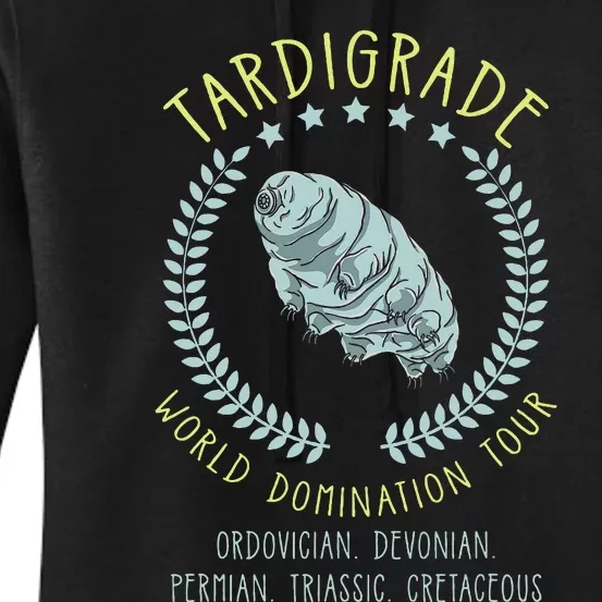 Tardigrade World Domination Microbiologist Gift Women's Pullover Hoodie