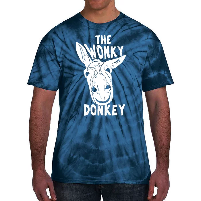 The Wonky Donkey Funny Donkey Lover Farm Animal Tie-Dye T-Shirt