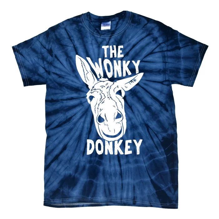 The Wonky Donkey Funny Donkey Lover Farm Animal Tie-Dye T-Shirt