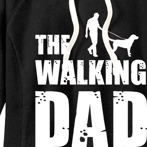 The Walking Dad Labrador Dog Lover Owner Dog Breed Pet Gift Women's Fleece Hoodie