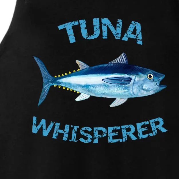 Tuna Whisperer Deep Sea Fishing Tuna Fish Bluefin Tuna Gift Ladies Tri-Blend Wicking Tank