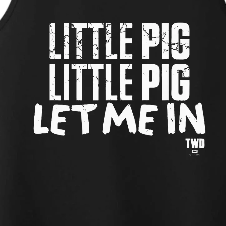 The Walking Dead Negan Little Pig Performance Tank