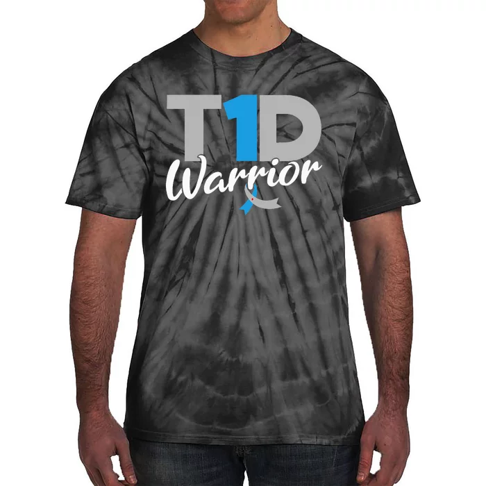 T1D Warrior Diabetes Awareness Type 1 Diabetic Tie-Dye T-Shirt