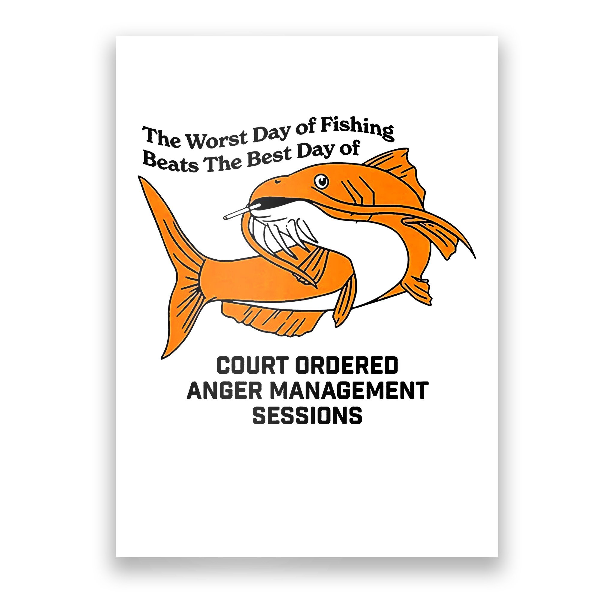 Premium Vector  Fishing is my anger management tshirt design