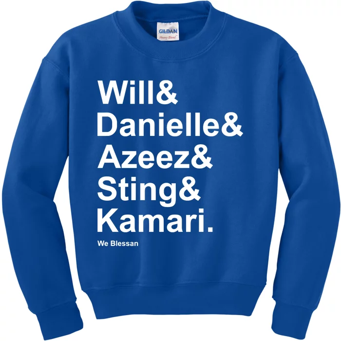 Texanscommenter Will Danielle Azeez Sting Kamari We Blessan Kids Sweatshirt