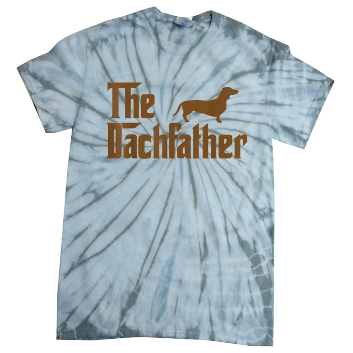 The Weiner Dog Father Funny Dachshund Tie-Dye T-Shirt