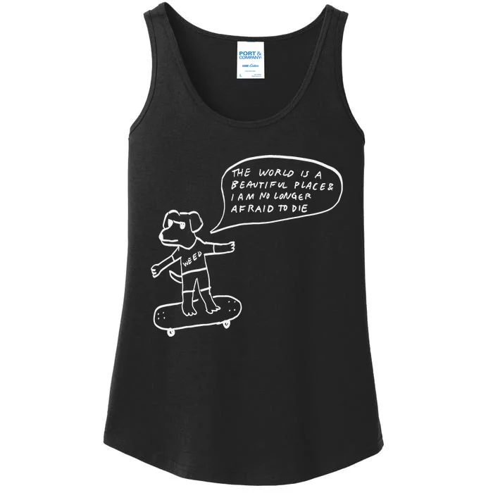 Twiabp – Weed Dog The World Is A Beautiful Place Ladies Essential Tank