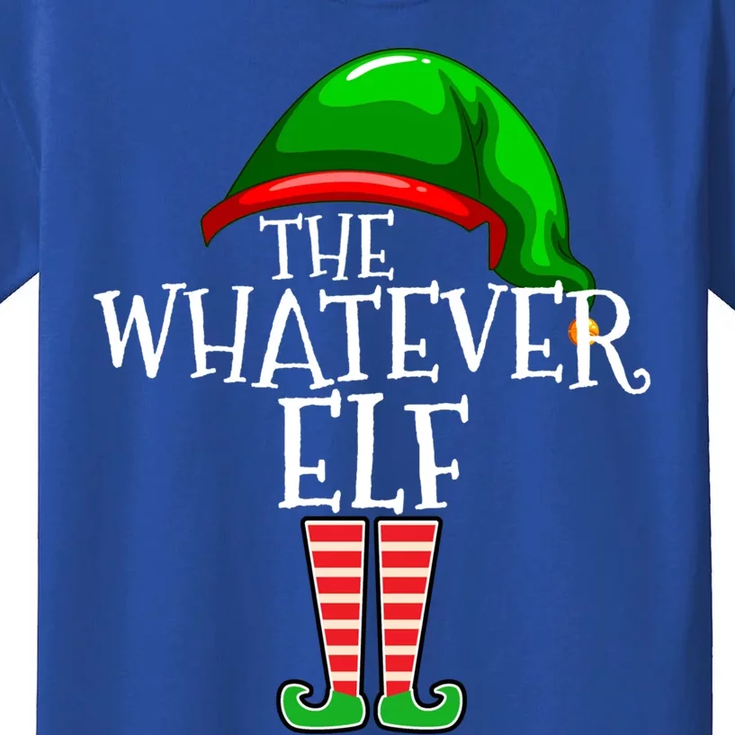 The Whatever Elf Group Matching Family Christmas Funny Gift Kids T-Shirt