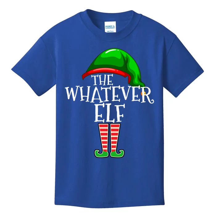 The Whatever Elf Group Matching Family Christmas Funny Gift Kids T-Shirt