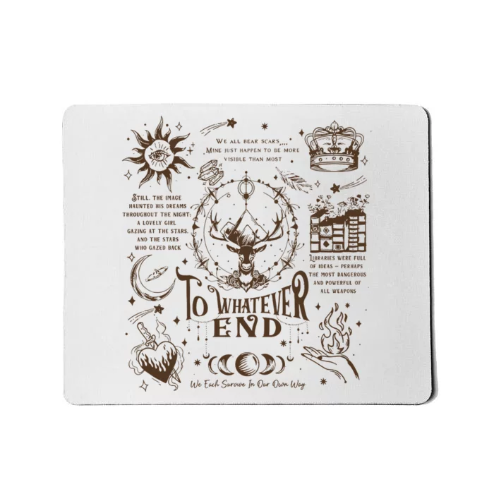 To Whatever End Throne Of Glass Mousepad