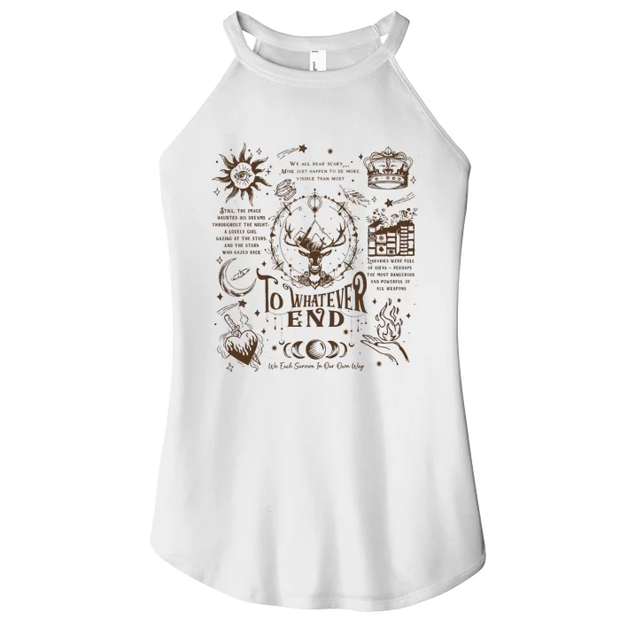 To Whatever End Throne Of Glass Women’s Perfect Tri Rocker Tank