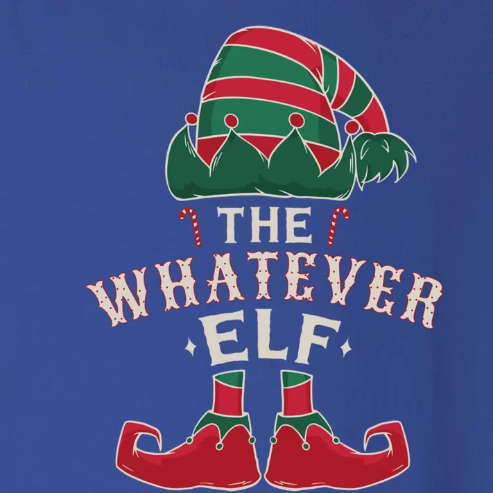 The Whatever Elf Cute Ugly Christmas Sweater Family Gift Toddler Long Sleeve Shirt