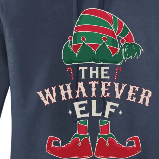 The Whatever Elf Cute Ugly Christmas Sweater Family Gift Women's Pullover Hoodie