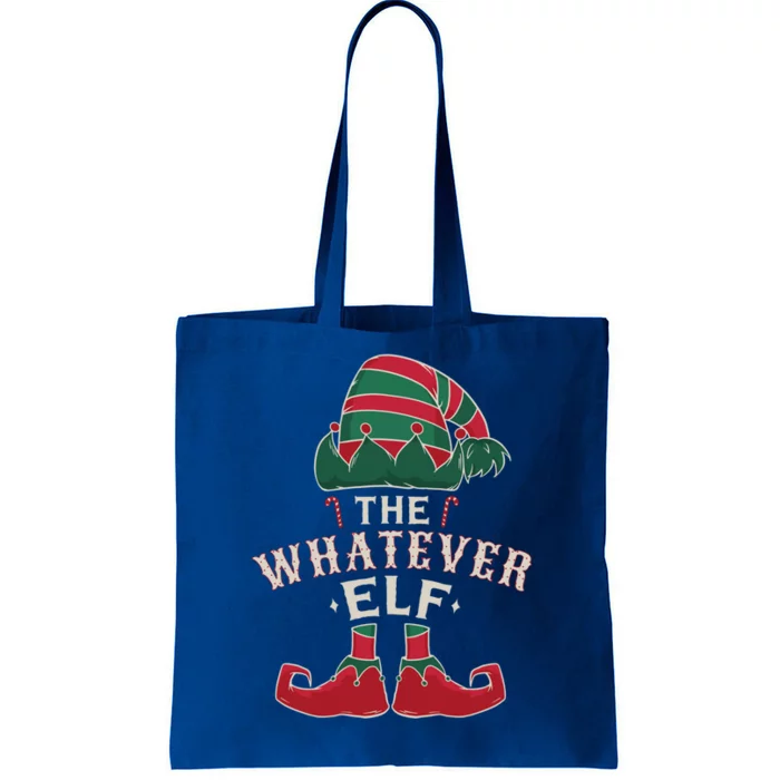 The Whatever Elf Cute Ugly Christmas Sweater Family Gift Tote Bag