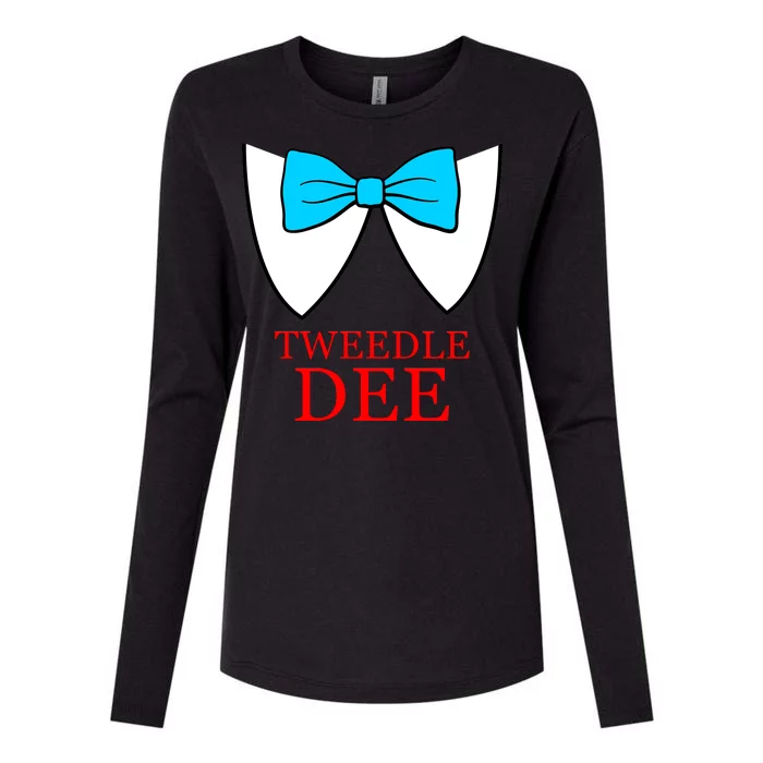 Tweedle Dee Costume Womens Cotton Relaxed Long Sleeve T-Shirt