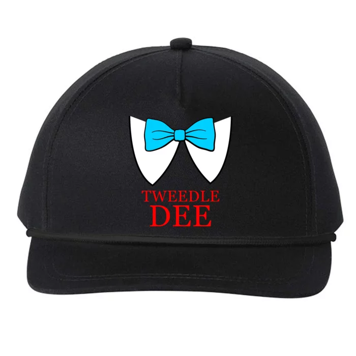 Tweedle Dee Costume Snapback Five-Panel Rope Hat