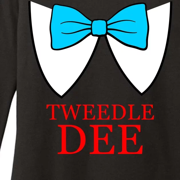 Tweedle Dee Costume Womens CVC Long Sleeve Shirt