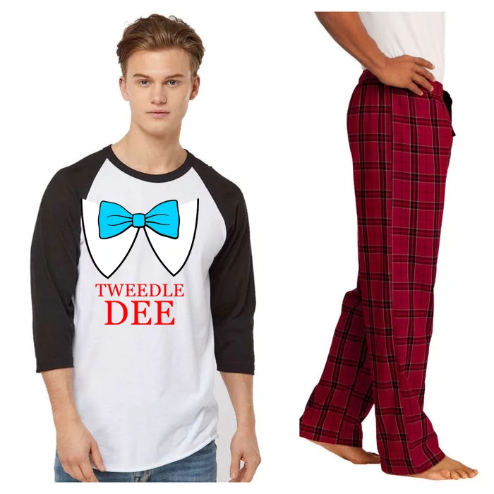 Tweedle Dee Costume Raglan Sleeve Pajama Set