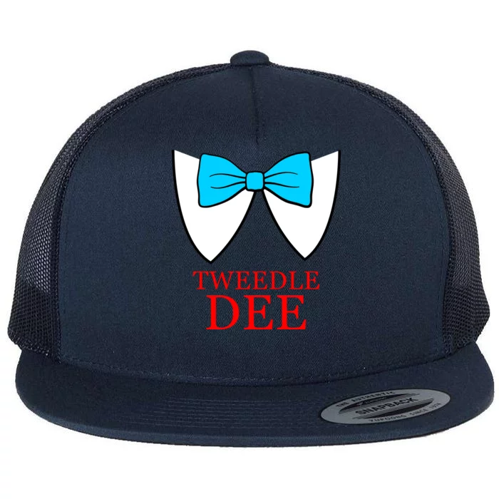 Tweedle Dee Costume Flat Bill Trucker Hat