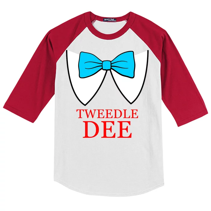 Tweedle Dee Costume Kids Colorblock Raglan Jersey