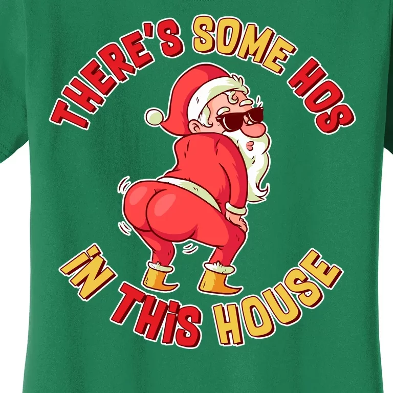 There's Some Ho Ho In This House Funny Twerking Santa Shirt, hoodie, sweater,  long sleeve and tank top