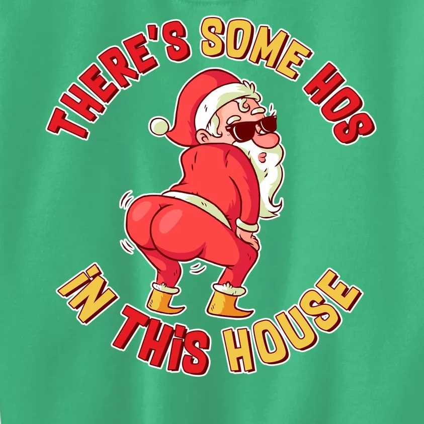 Twerking Santa Claus There's Some Hos In This House Kids Sweatshirt