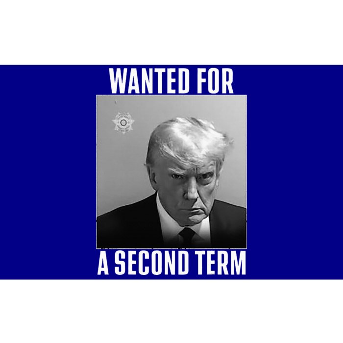 Trump Wanted For A Second Term Bumper Sticker