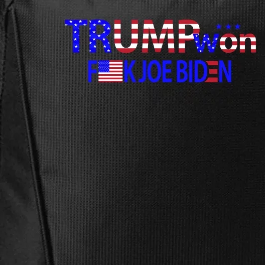 Trump Won F Biden City Backpack