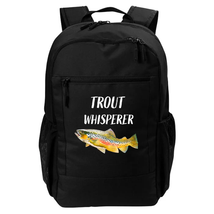 Trout Whisperer Fishing Rainbow Trout Daily Commute Backpack