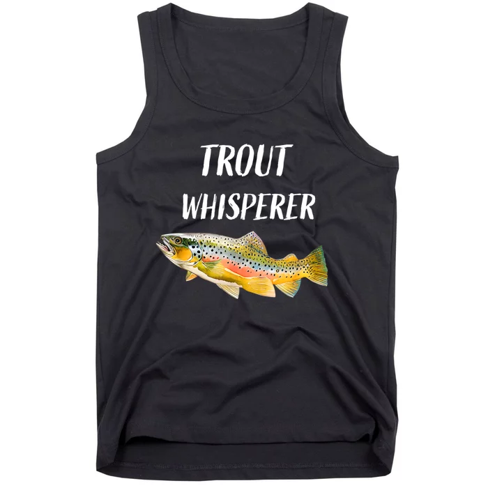 Trout Whisperer Fishing Rainbow Trout Tank Top