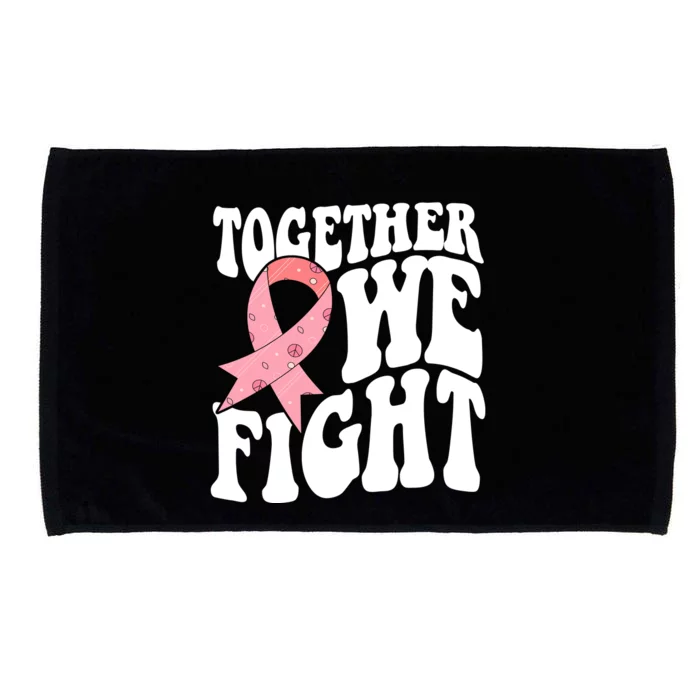 Together We Fight Breast Cancer Retro Microfiber Hand Towel