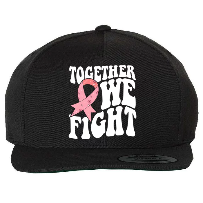 Together We Fight Breast Cancer Retro Wool Snapback Cap