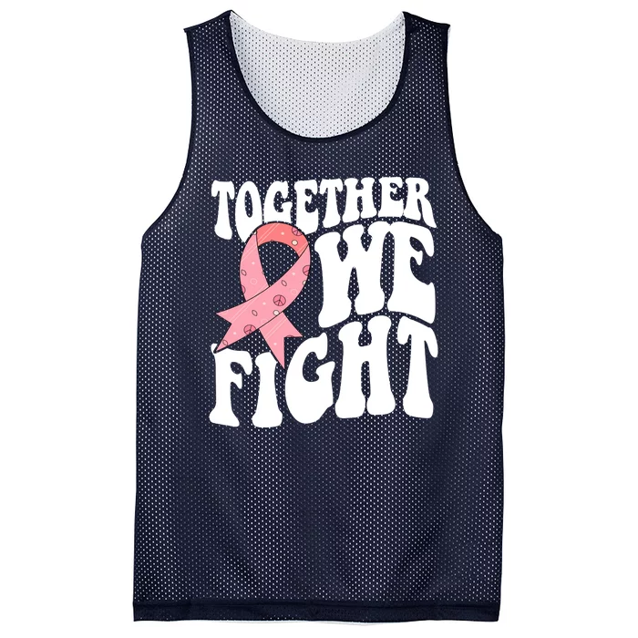 Together We Fight Breast Cancer Retro Mesh Reversible Basketball Jersey Tank