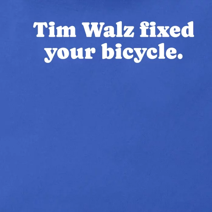 Tim Walz Fixed Your Bicycle Zip Tote Bag